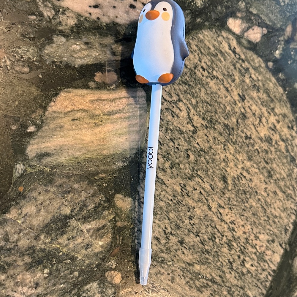 Yoobi Blue and White Penguin Bird Pen - Picture 4 of 6